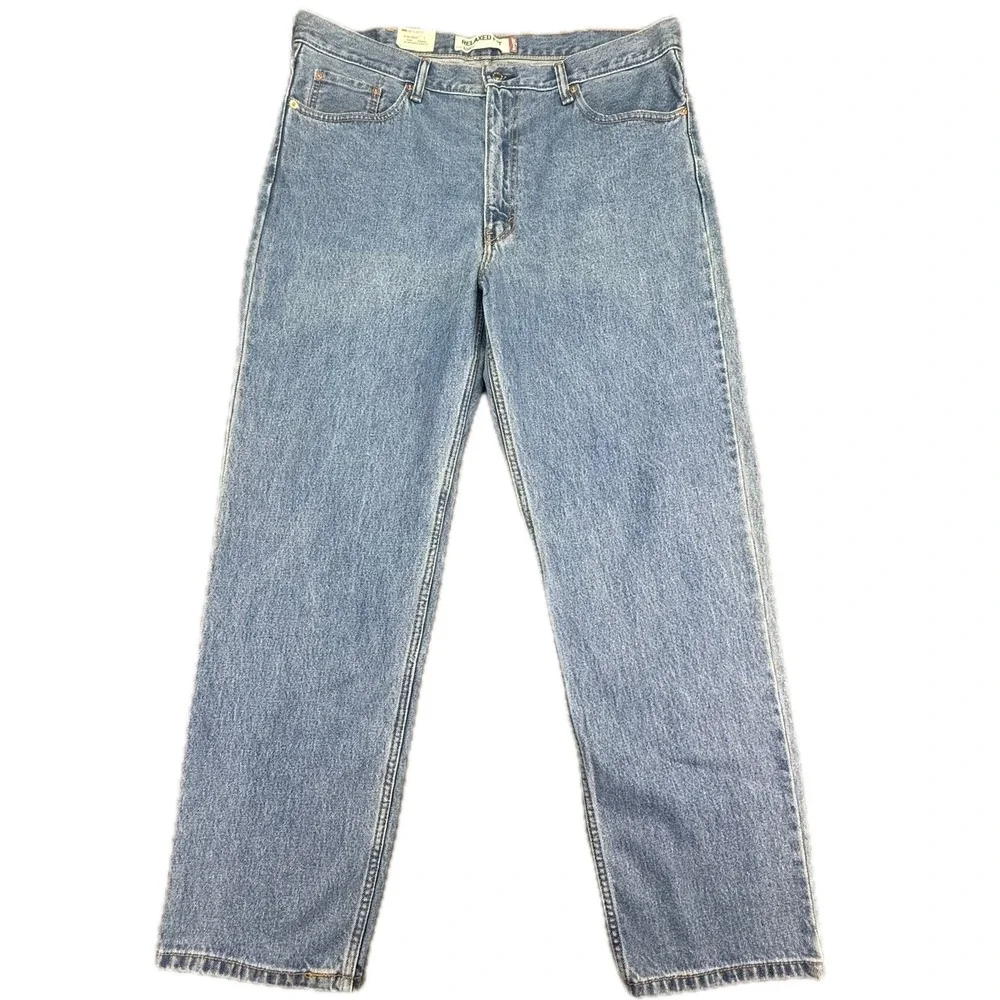 Levi's 550 Jeans Mens 40x32 Blue Relaxed Fit Denim Medium Wash Y2K Deadstock